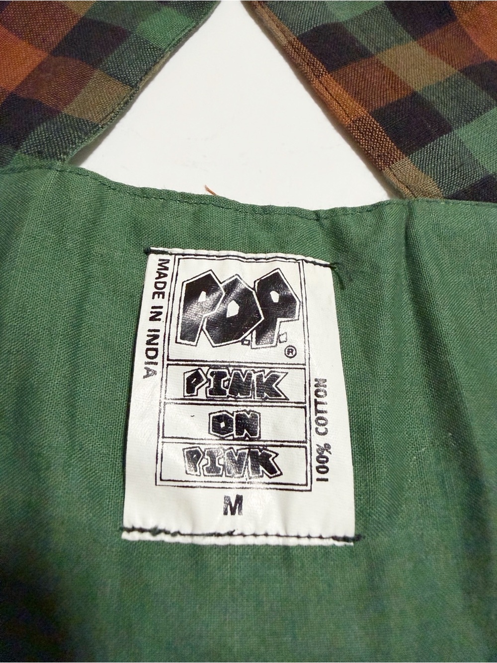 Vintage Y2K POP Plaid Pinafore Dress Academia Punk Preppy - Picture 7 of 8